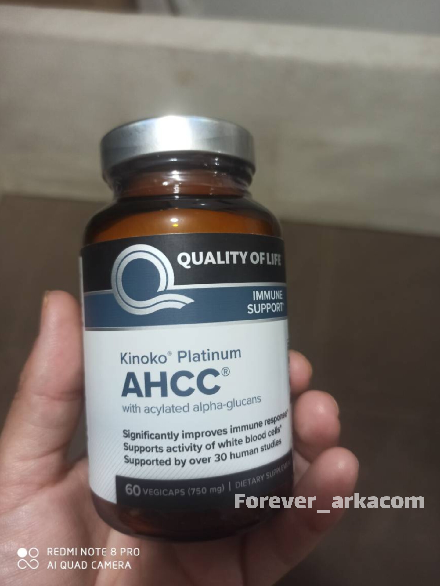 مکمل کوالیتی آف لایف( Kinoko Platinum AHCC) ۱۰۰درصد اورجینال